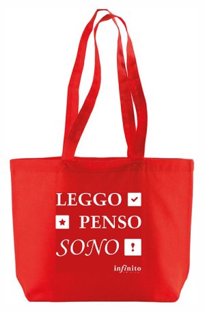 Shopper rossa LEGGO PENSO SONO®
