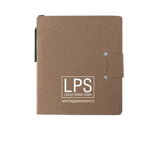 Blocco note LEGGO PENSO SONO® – logo in bianco
