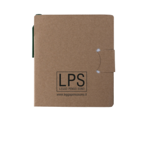 Blocco note LEGGO PENSO SONO® – logo nero
